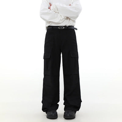 Casual Straight Fit Cargo Pants Korean Street Fashion Pants By Mr Nearly Shop Online at OH Vault