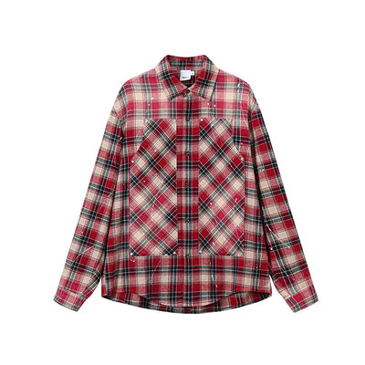 Patterned Casual Regular Fit Shirt Korean Street Fashion Shirt By Kreate Shop Online at OH Vault