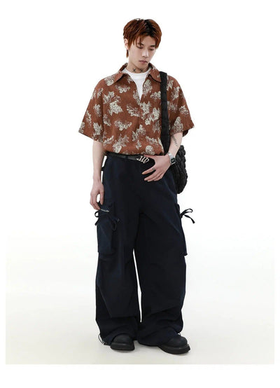 Casual Hawaiian Style Shirt Korean Street Fashion Shirt By Mr Nearly Shop Online at OH Vault