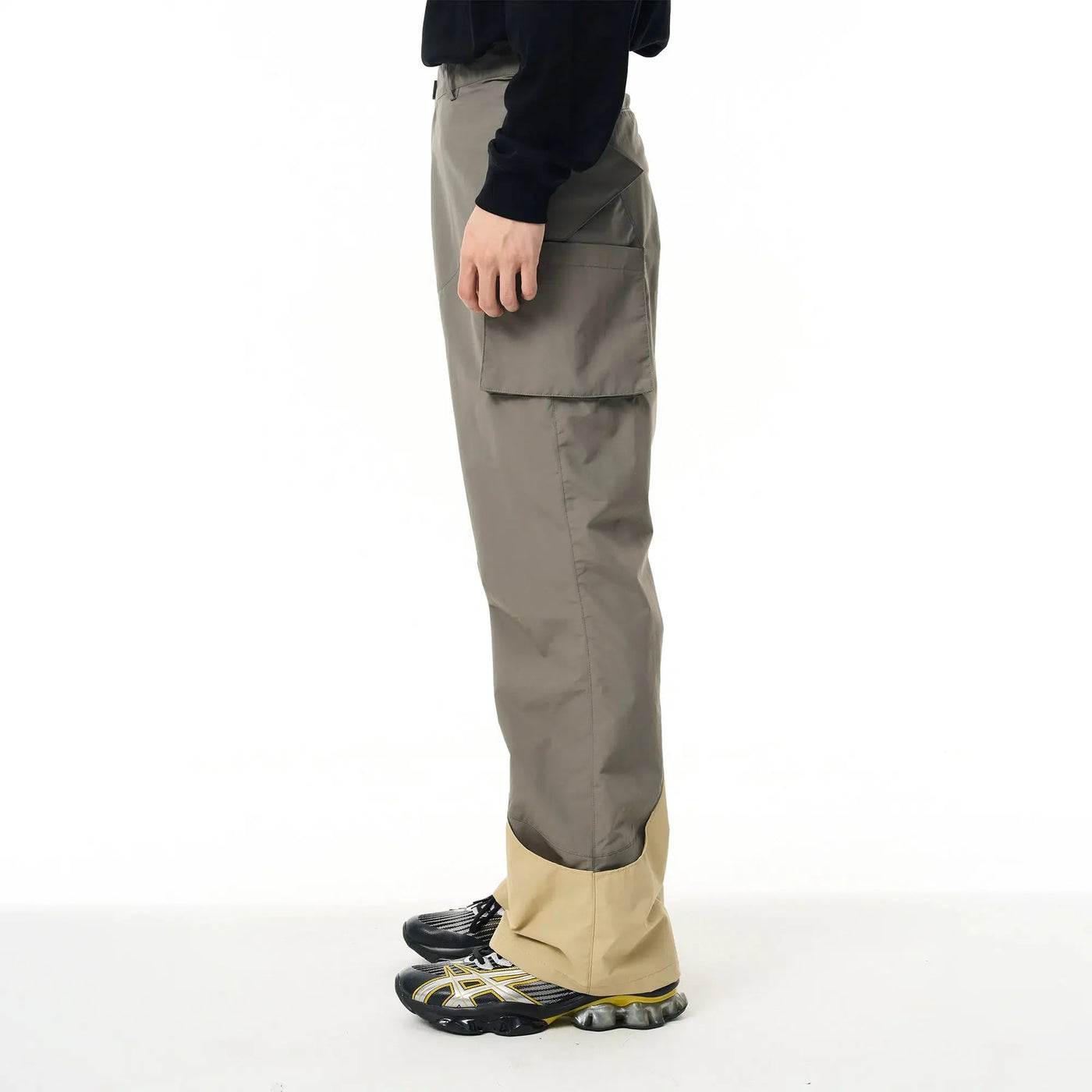 7440 37 1 Contrast Ends Layer Cargo Pants Korean Street Fashion Pants By 7440 37 1 Shop Online at OH Vault