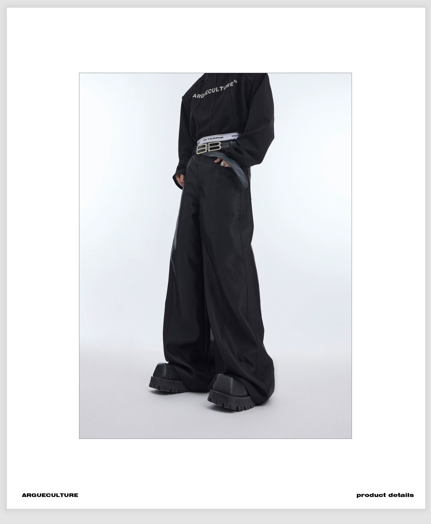 Versatile Wide Cut Pants Korean Street Fashion Pants By Argue Culture Shop Online at OH Vault