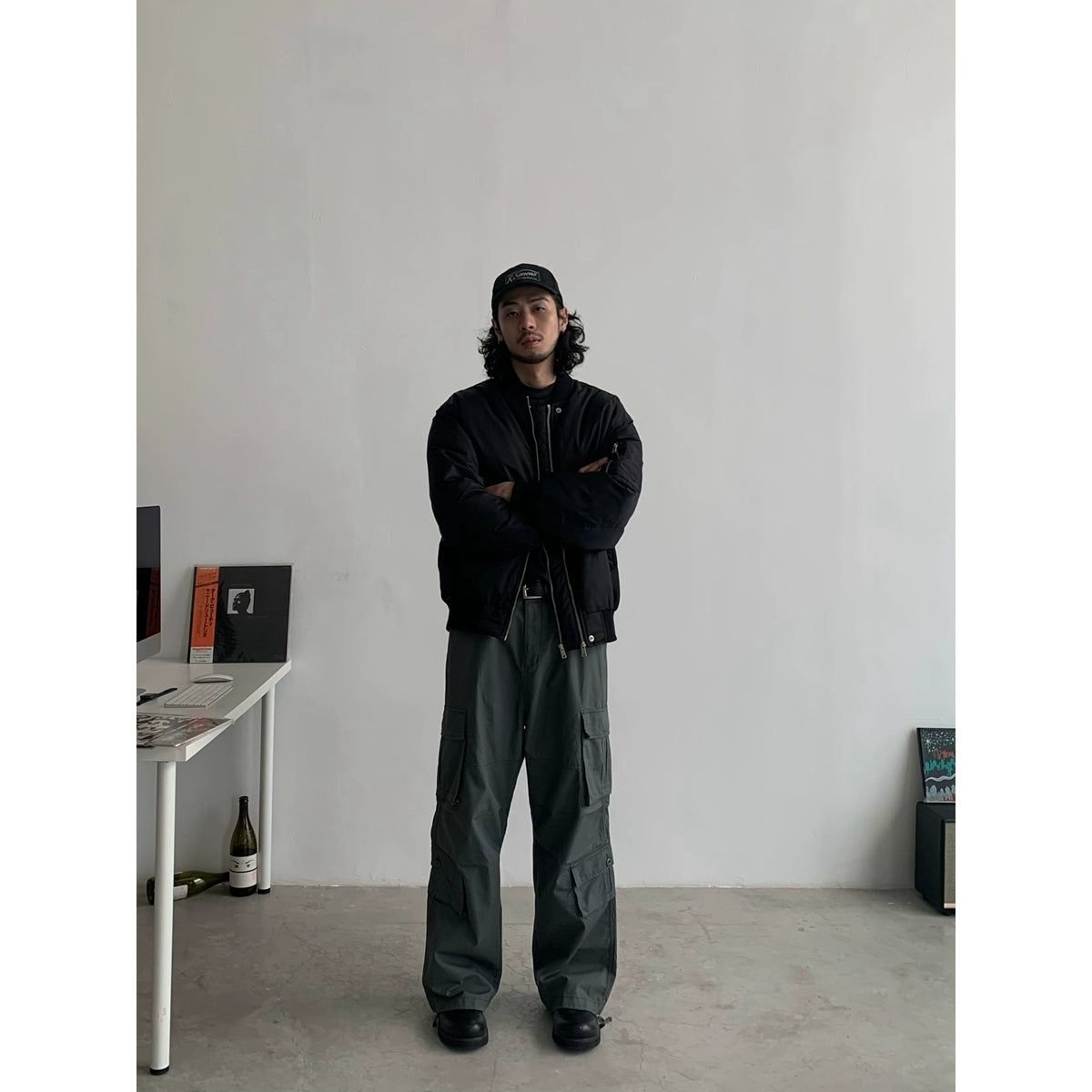 Multi-Pocket Flap Cargo Pants Korean Street Fashion Pants By In Knots Shop Online at OH Vault