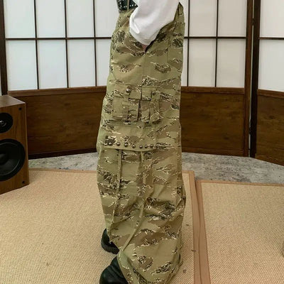 Loose Fir Camouflage Cargo Pants Korean Street Fashion Pants By Pioneer of Heroism Shop Online at OH Vault