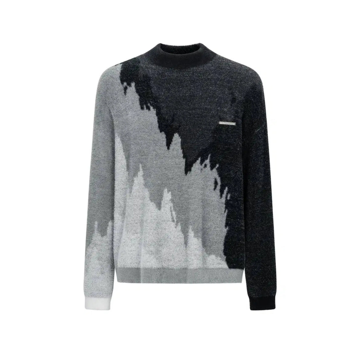 TIWILLTANG Tri Tone Drip Effect Sweater Korean Street Fashion Sweater By TIWILLTANG Shop Online at OH Vault