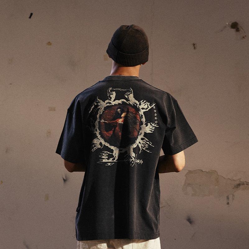 Heart Waltz Graphic T-Shirt Korean Street Fashion T-Shirt By Remedy Shop Online at OH Vault