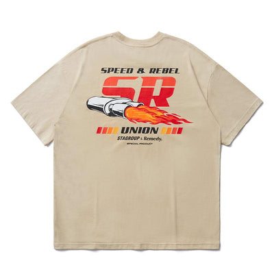 Car Engine Graphic T-Shirt Korean Street Fashion T-Shirt By Remedy Shop Online at OH Vault