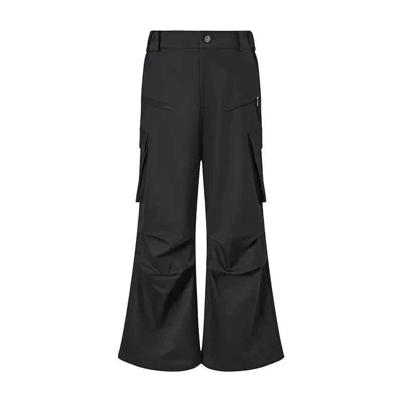韓国人気 [THEAIRTOWN] level cargo bootcut pt Classic Bootcut Cargo Pants