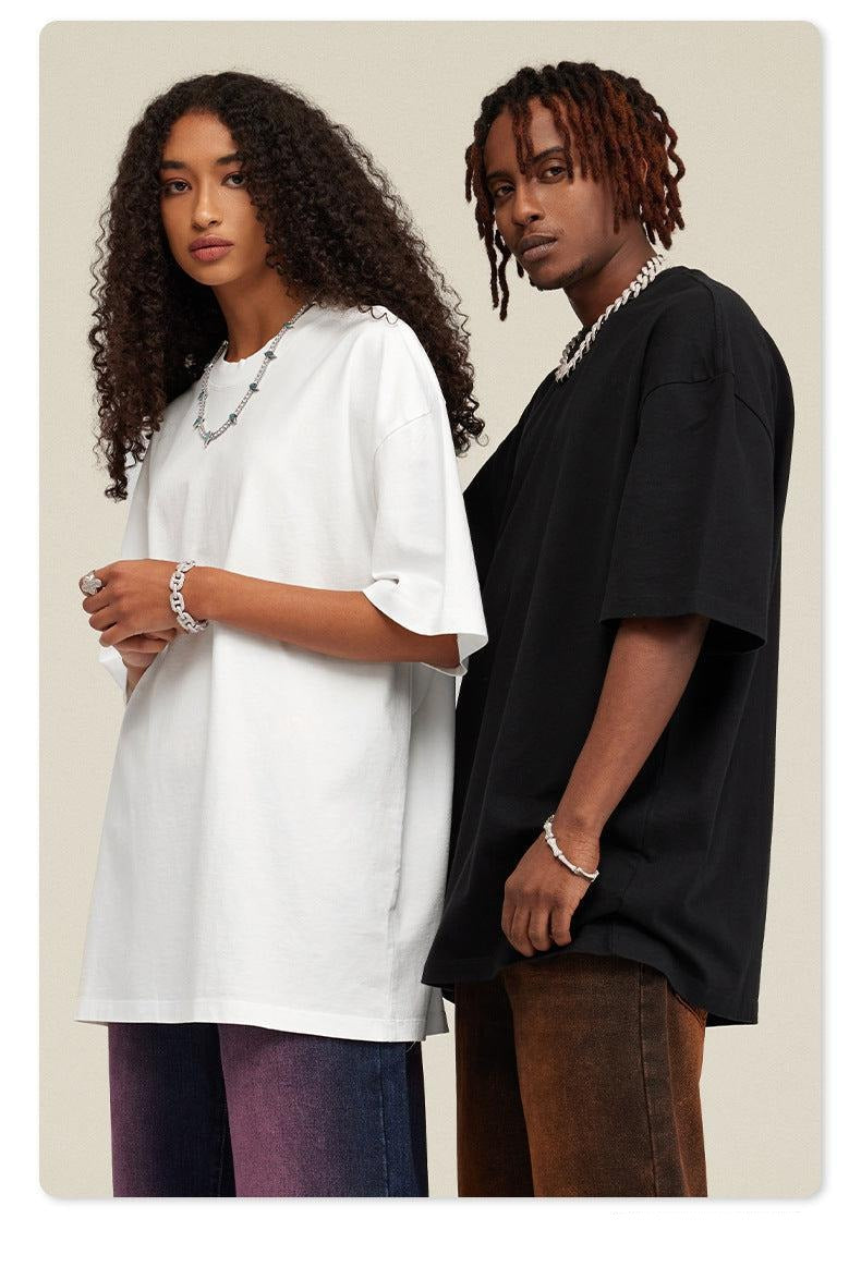 Washed Boxy Oversized T-Shirt Korean Street Fashion T-Shirt By Thrived Basics Shop Online at OH Vault
