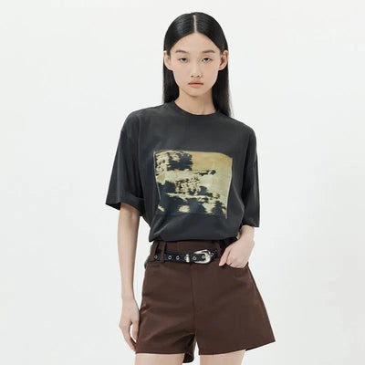 Opicloth Printed Graphic Vintage T-Shirt Korean Street Fashion T-Shirt By Opicloth Shop Online at OH Vault
