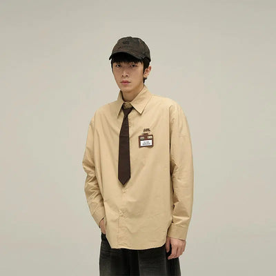 Classic Mershier Stitch Shirt Korean Street Fashion Shirt By 77Flight Shop Online at OH Vault
