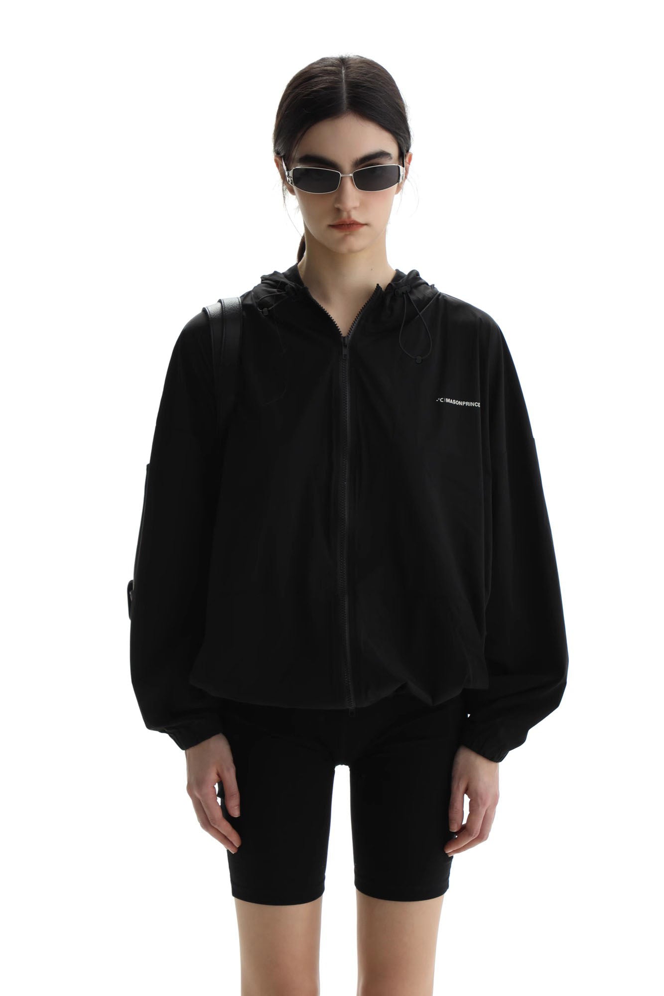 Ruched Hem Hooded Jacket Korean Street Fashion Jacket By Mason Prince Shop Online at OH Vault