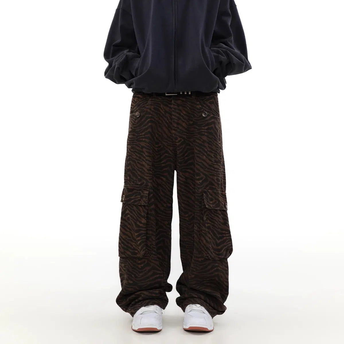 Animal Print Cargo Pants Korean Street Fashion Pants By Mr Nearly Shop Online at OH Vault