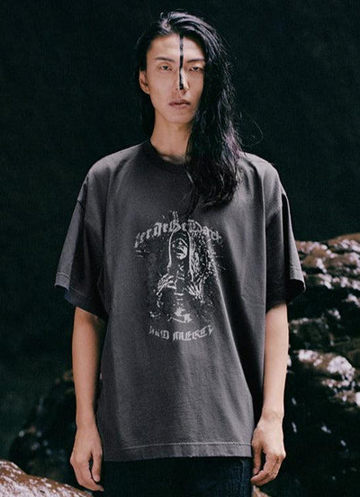 Vintage Sufferer Graphic T-Shirt Korean Street Fashion T-Shirt By D5OVE Shop Online at OH Vault