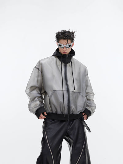 Waterproof Zipped Jacket Korean Street Fashion Jacket By Argue Culture Shop Online at OH Vault