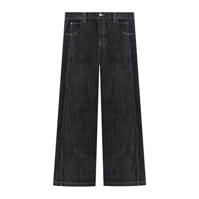Roomy Fit Bootcut Jeans Korean Street Fashion Jeans By Terra Incognita Shop Online at OH Vault