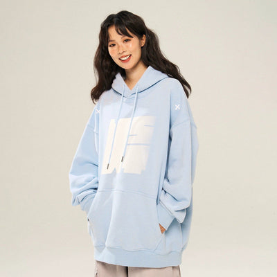 Subtle Fade Logo Hoodie Korean Street Fashion Hoodie By New Start Shop Online at OH Vault
