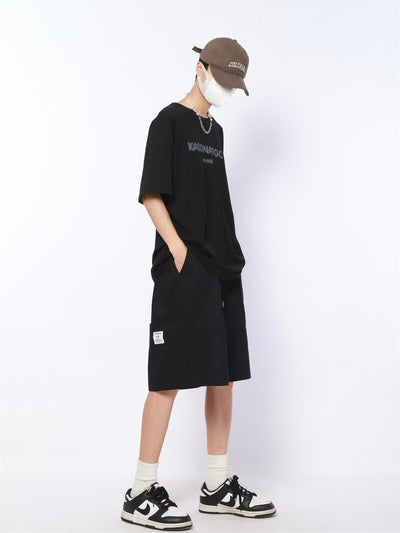 Pocket Trim Embroidery Shorts Korean Street Fashion Shorts By Made Extreme Shop Online at OH Vault