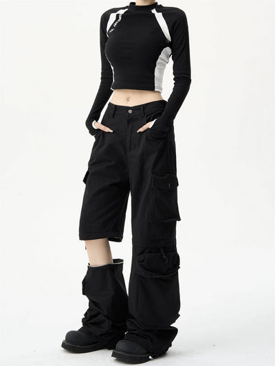Detachable Zipped Cargo Pants Korean Street Fashion Pants By MaxDstr Shop Online at OH Vault