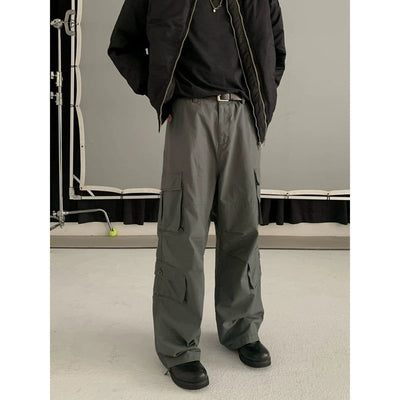 Multi-Pocket Flap Cargo Pants Korean Street Fashion Pants By In Knots Shop Online at OH Vault