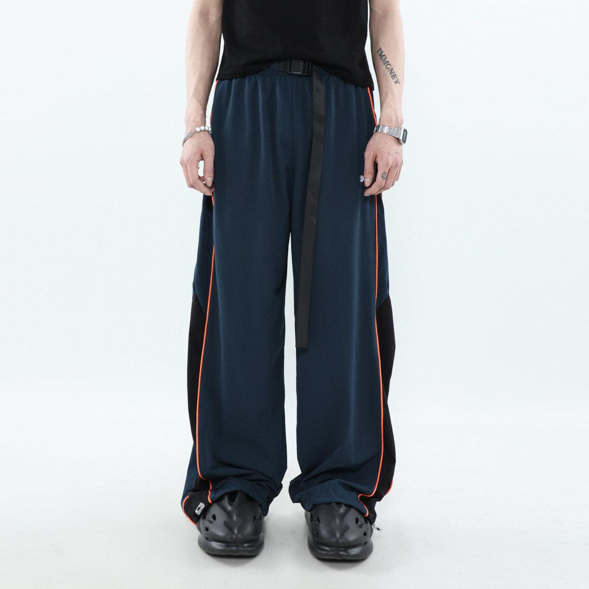 Mr Nearly Casual Buckle Waist Strap Pants Korean Street Fashion Pants By Mr Nearly Shop Online at OH Vault