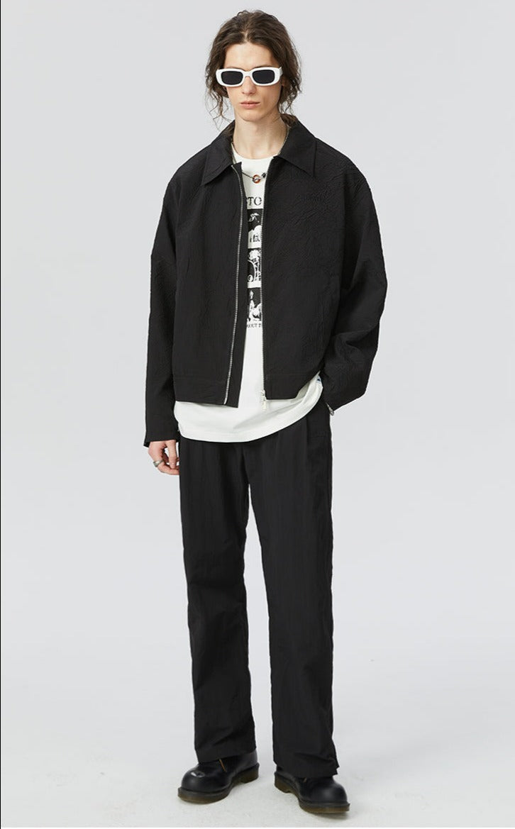 Clean Fit Matte Jacket Korean Street Fashion Jacket By Kreate Shop Online at OH Vault