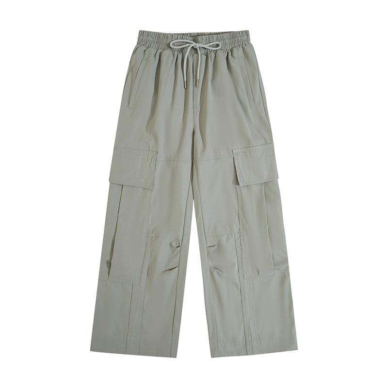 Big Flap Pocket Drawstring Cargo Pants Korean Street Fashion Pants By Made Extreme Shop Online at OH Vault