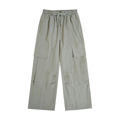 Made Extreme Big Flap Pocket Drawstring Cargo Pants Korean Street Fashion Pants By Made Extreme Shop Online at OH Vault
