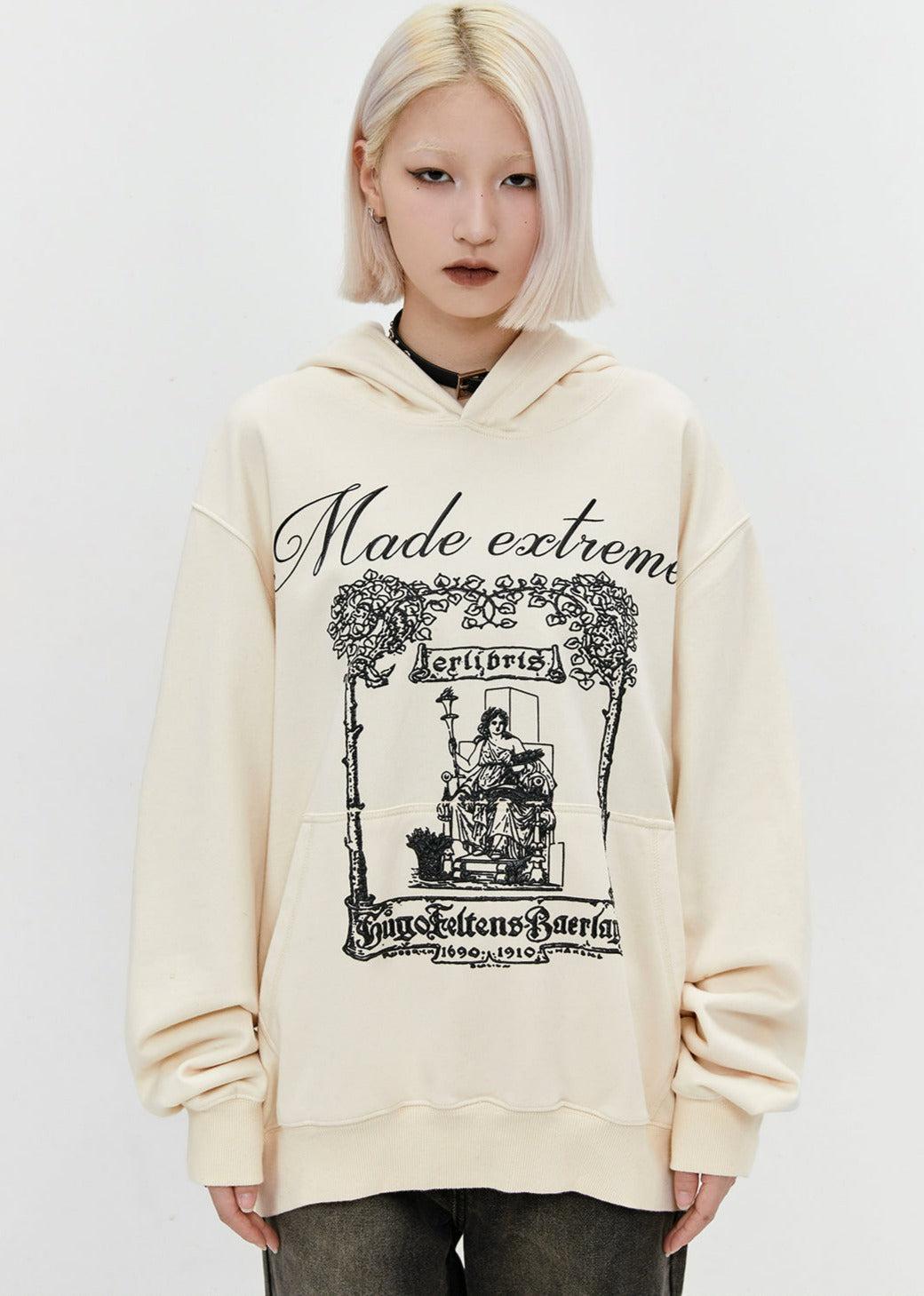 Made Extreme Classic Slogan & Graphic Hoodie Korean Street Fashion Hoodie By Made Extreme Shop Online at OH Vault