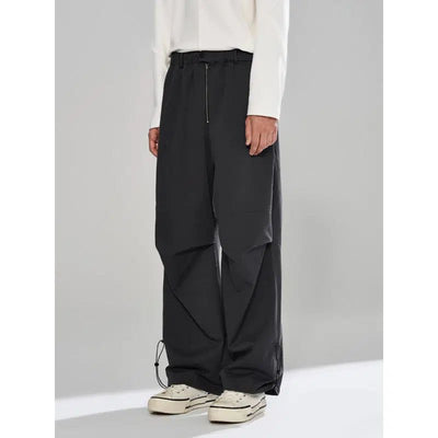 Gartered String Track Pants Korean Street Fashion Pants By 11St Crops Shop Online at OH Vault