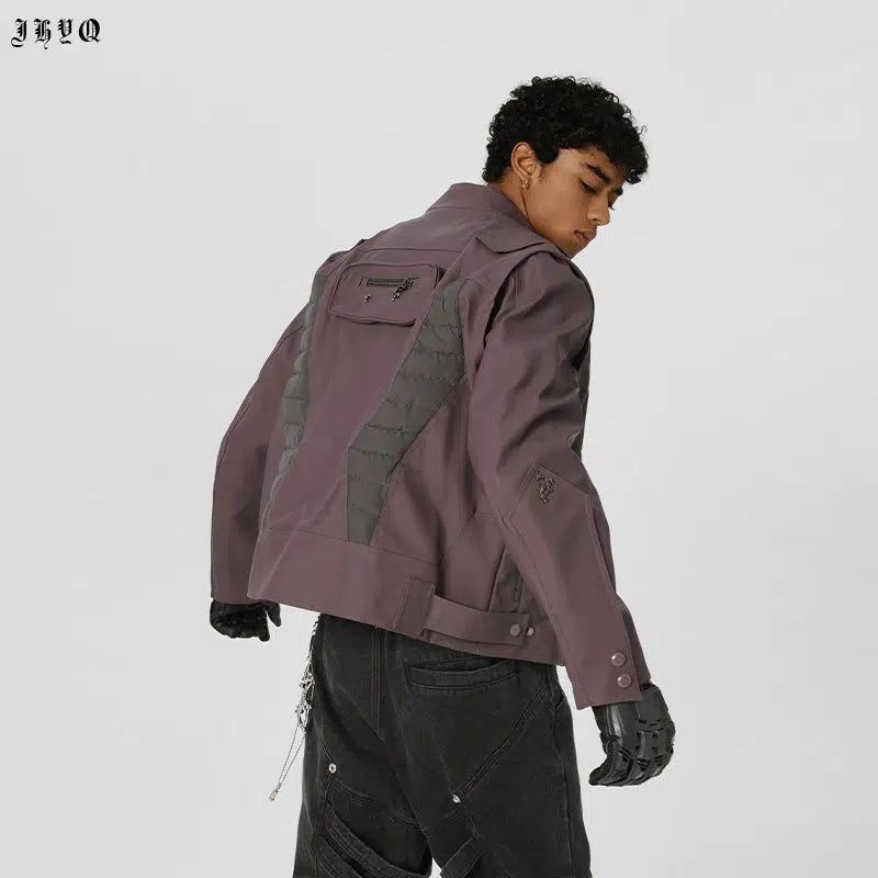 Detachable Sleeves Leather Jacket Korean Street Fashion Jacket By JHYQ Shop Online at OH Vault