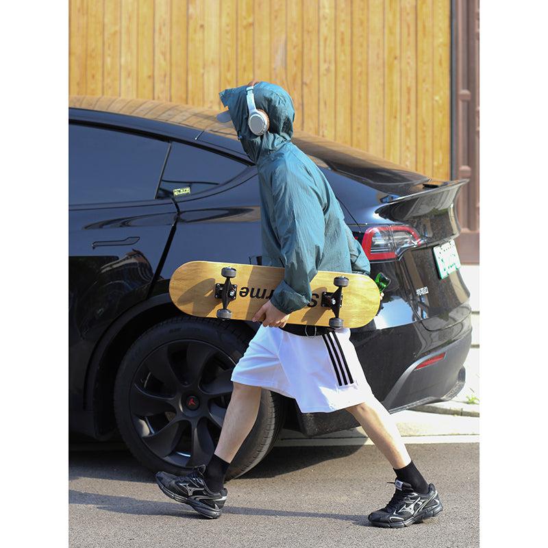Sunscreen Sports Hoodie Korean Street Fashion Hoodie By Poikilotherm Shop Online at OH Vault