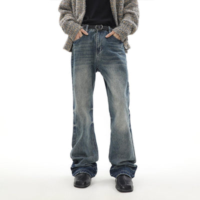 Washed Emphasis Loose Jeans Korean Street Fashion Jeans By Mr Nearly Shop Online at OH Vault