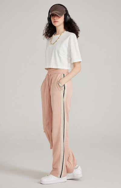 Athleisure Loose Track Pants Korean Street Fashion Pants By Thrived Basics Shop Online at OH Vault