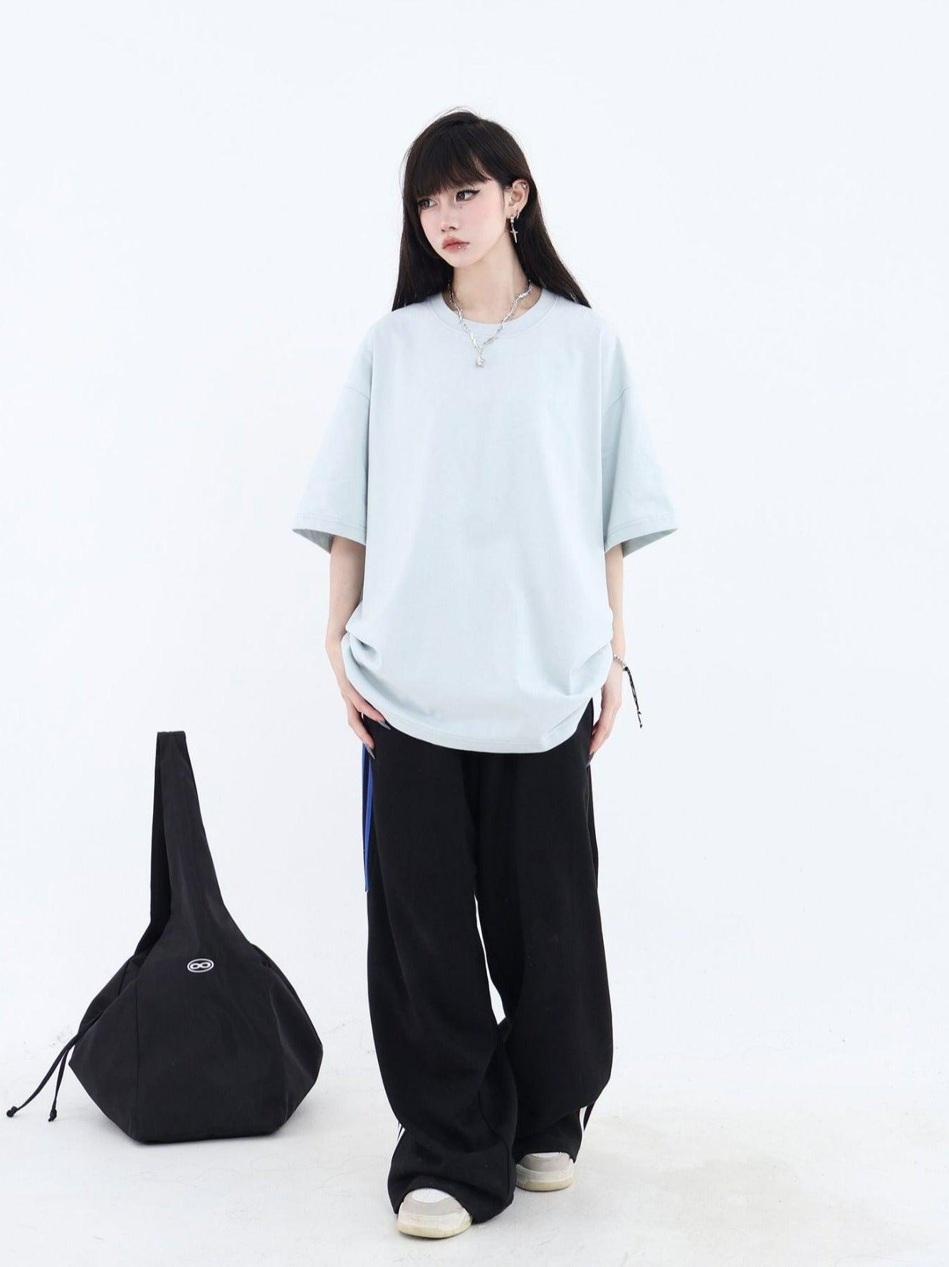 Solid Plain T-Shirt Korean Street Fashion T-Shirt By Jump Next Shop Online at OH Vault