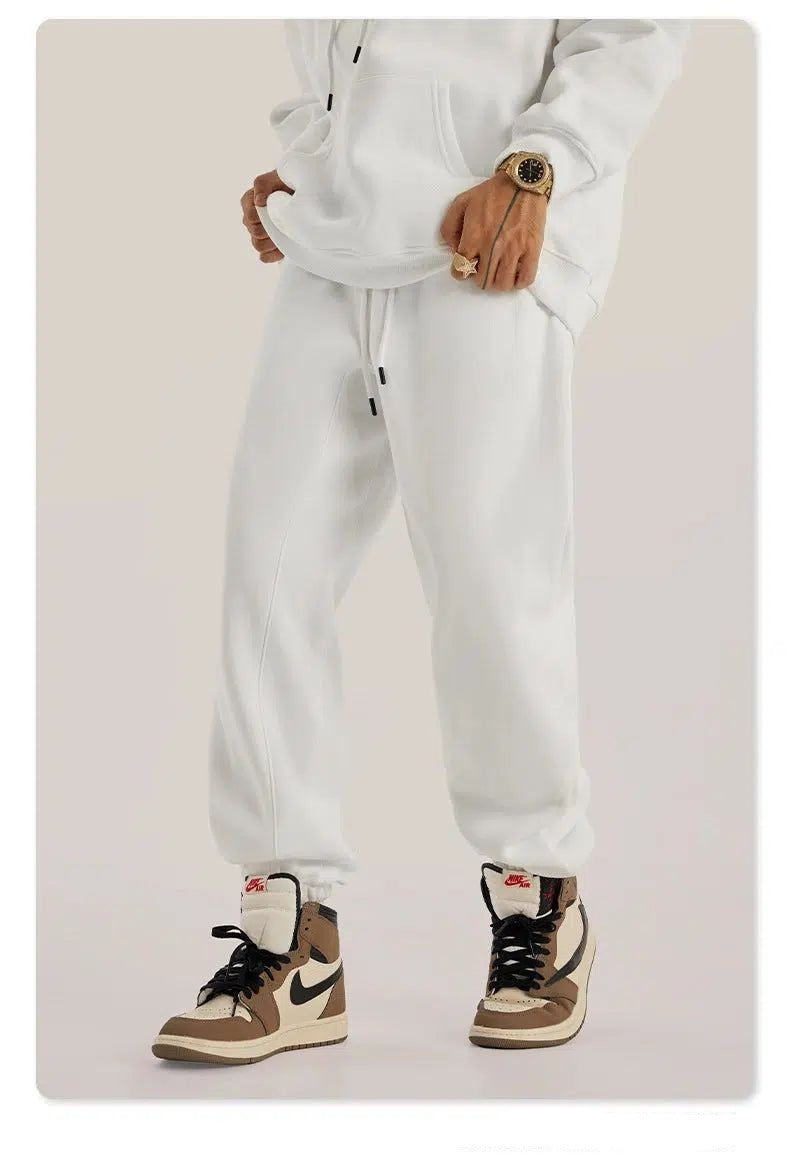 Basic Cuff Sweatpants Korean Street Fashion Pants By Thrived Basics Shop Online at OH Vault