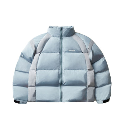 Quilted Zipped Puffer Jacket Korean Street Fashion Jacket By Remedy Shop Online at OH Vault