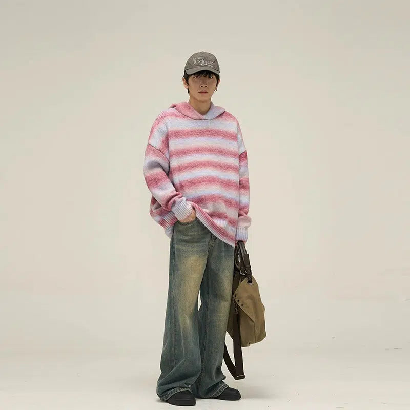 Vintage Faded Slant Pocket Jeans Korean Street Fashion Jeans By 77Flight Shop Online at OH Vault