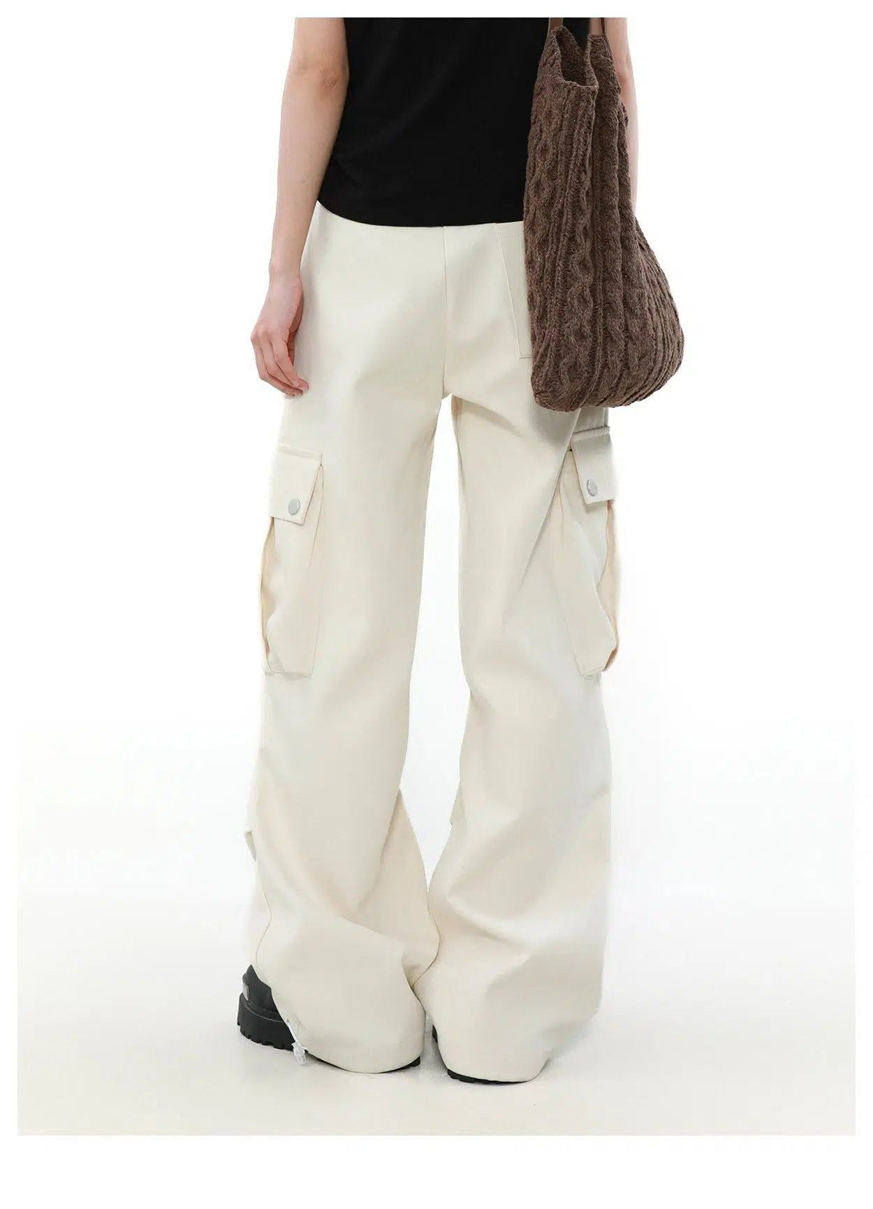 Casual Loose Fit Cargo Pants Korean Street Fashion Pants By Mr Nearly Shop Online at OH Vault
