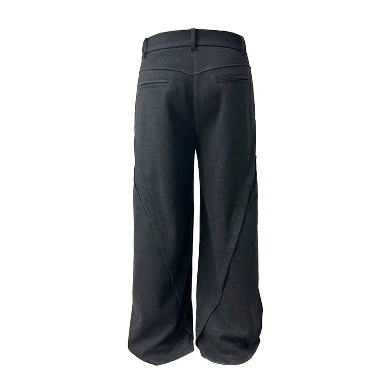 Essential Side Cut Loose Fit Pants Korean Street Fashion Pants By JCaesar Shop Online at OH Vault