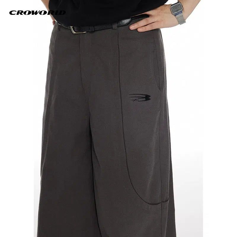 Wide Pocket Loose Pants Korean Street Fashion Pants By Cro World Shop Online at OH Vault