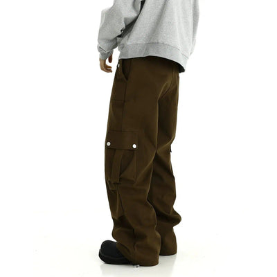 Oversized Side Pocket Cargo Pants Korean Street Fashion Pants By MEBXX Shop Online at OH Vault