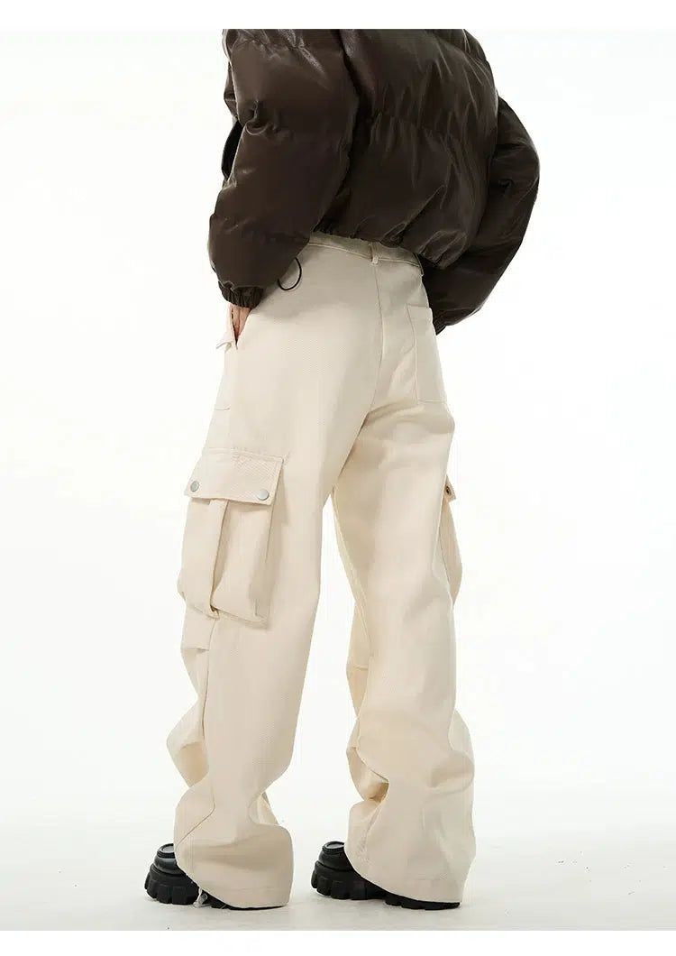 String Details Cargo Pants Korean Street Fashion Pants By 77Flight Shop Online at OH Vault