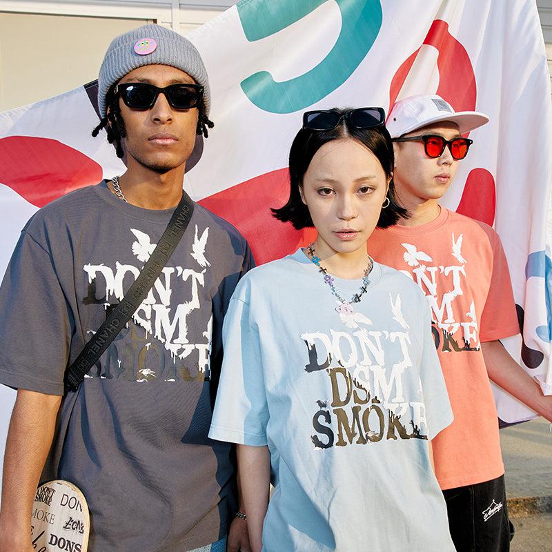 Donsmoke Dove of Peace Logo T-Shirt Korean Street Fashion T-Shirt By Donsmoke Shop Online at OH Vault