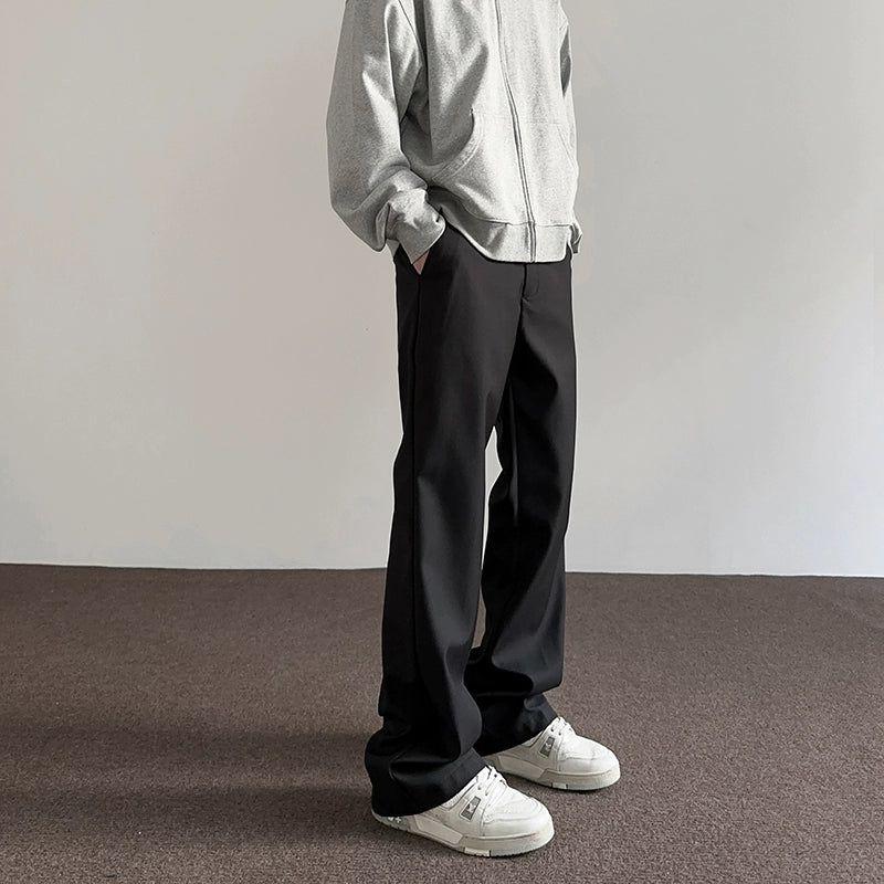 Slant Pocket Clean Fit Trousers Korean Street Fashion Pants By A PUEE Shop Online at OH Vault
