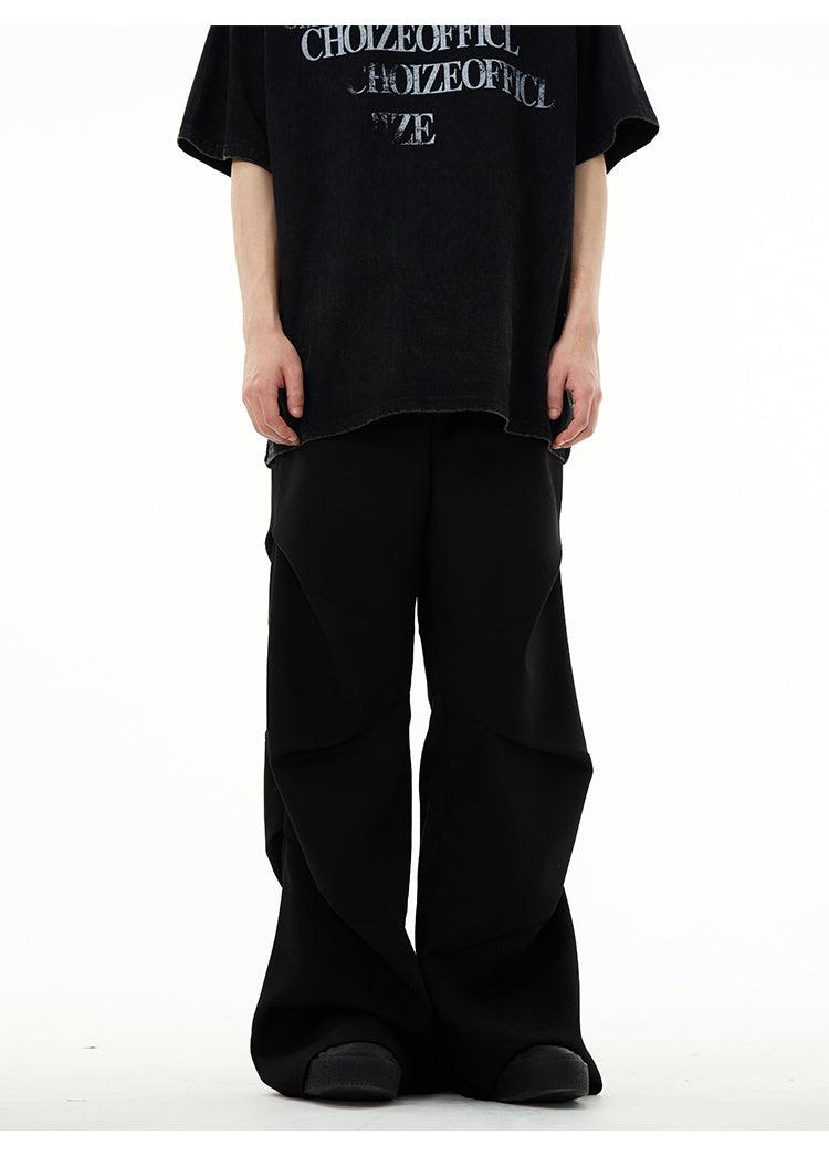 Pleated Loose Fit Pants Korean Street Fashion Pants By 77Flight Shop Online at OH Vault