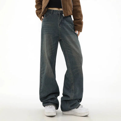 Casual Washed and Faded Jeans Korean Street Fashion Jeans By Mr Nearly Shop Online at OH Vault
