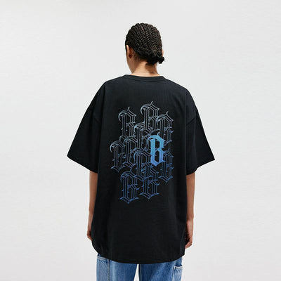Goth Style Letter T-Shirt Korean Street Fashion T-Shirt By Boneless Shop Online at OH Vault