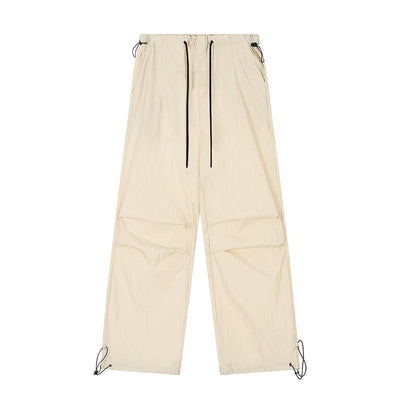Knee Pleated Drawstring Pants Korean Street Fashion Pants By Mr Nearly Shop Online at OH Vault