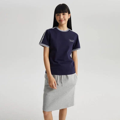 Striped Outline Regular Fit T-Shirt Korean Street Fashion T-Shirt By WASSUP Shop Online at OH Vault