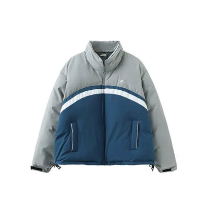Arc Splice Half-Zipped Jacket Korean Street Fashion Jacket By UMAMIISM Shop Online at OH Vault